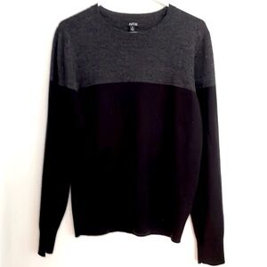 BLACK AND GRAY APT 9 MEDIUM MENS SWEATER